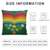 Ulloord St Patricks Day 18x18 Inch Throw pillowcase Green Home Sofa Decor pillowcase Happy Decoration Cushion Cases