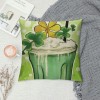 Ulloord St Patricks Day 18x18 Inch Set of 2 Throw pillowcase Hat Home Sofa Decor pillowcase Decoration Cushion Cases