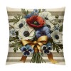 Ulloord Decorations pillow Covers Throw pillow Covers Patriotic pillows Decor Cushion Case 