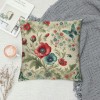 Ulloord Patriotic pillow Cover Flowers Decor Independence Day Decorations Cushion Case for Sofa Couch