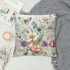 Ulloord pillow Covers Pink Flowers It is So Good to Be Home Spring pillows Decorative Throw pillows Floral Cushion Case Summer Decorations Farmhouse Decor for Sofa