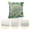 Ulloord Spring pillow Covers, Floral with Grace This is Our Striped Blue Farmhouse Decorative Throw pillowcases for Home Sofa Couch Decoration