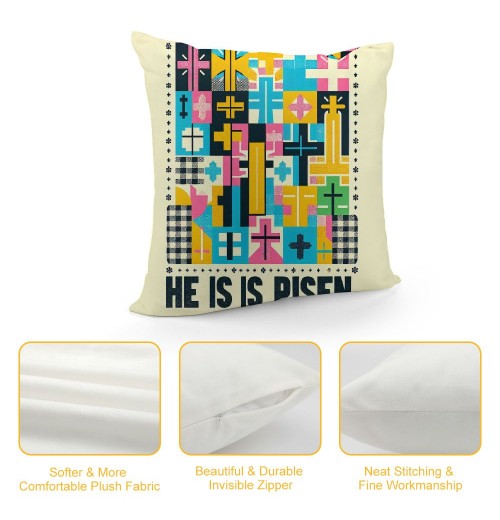 Ulloord Throw pillow Covers Set of Hello Peeps Spring Home Decor for Couch