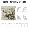 Ulloord pillow Covers Daisy Flower Market Bicycle Floral Spring pillows Decorative Throw pillows Cushion Case Farmhouse Decor for Couch Sofa