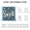 Ulloord Vintage Throw pillow Covers Decorative pillow Case Merry Christmas Decoration Home pillow Cover Outdoor Cushion Cover for Sofa 