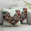 Ulloord Smilayrd Vintage Farm Animal Farmhouse Decorative pillow Covers Wood Flower&nbsp; Throw pillow Case Rustic pillows Cover Cushion Cover Outdoor Decor