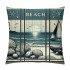 Ulloord Throw pillows Covers Vintage Beach Throw pillowcase Sea Animal Cushion Covers Square Country Decorative Home Couch