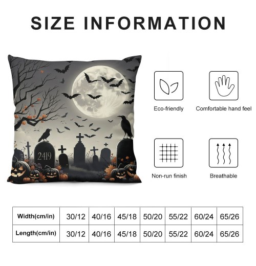 Ulloord Throw pillow Covers Halloween Skull Vintage&nbsp;Mediaeval Style&nbsp;Retro Home Decorative pillow Case &nbsp; Design Cushion Cover