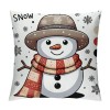 Christmas man pillow Covers man I Smell Throw pillow Cover Holiday Cushion Case Decoration for Sofa Couch