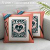 Happy Valentine’s Day Decor pillow Covers Red White Stripes with Love Heart Saying Throw pillow Cases Home Sofa Couch Cushion Cover