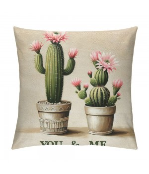 Ulloord Succulents Cactus pillow Covers Words Decorative Throw pillow Case Cushion Cover