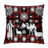 Red Black Buffalo Check Plaid Throw pillow Covers pillow Cover pillow Case Cushion Cover Decorative Home Sofa Couch