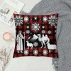 Red Black Buffalo Check Plaid Throw pillow Covers pillow Cover pillow Case Cushion Cover Decorative Home Sofa Couch