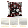 Red Black Buffalo Check Plaid Throw pillow Covers pillow Cover pillow Case Cushion Cover Decorative Home Sofa Couch