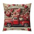  Vintage Wood&nbsp;Valentines Throw pillow Covers Happy Valentine's Day Quote pillow Case Retro Farmhouse pillow Cover Love Gift Cushion Cover for Couch