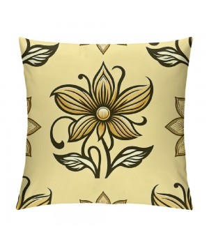 Ulloord Throw pillow Cover Modern &nbsp; Flower Farmhouse pillow Cases Yellow Outdoor Home Cushion Cover Decor Sofa&nbsp;Bed Car