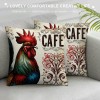 Throw pillow Cover Vintage &nbsp; Pattern Decorative Farmhouse pillowcase Red&nbsp;Figure Cushion Cover pillow Case for Home Sofa Decor