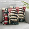  Nautical Compass Pattern Decorative pillow Covers Sea Vessel Throw pillow Covers Square Cushion Case Cover Home Decor for Sofa