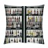  Yellow pillow Covers Winebottle Pattern Throw pillow Case Cushions Covers Home Sofa Bed Decor pillowcase