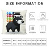  Read Books Colorful Art Throw pillow Case Cover,Motivational Quote Book Decorations for Home Kids Bedroom Nursery Playroom,Gifts for Kids Book Lovers