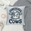 Farmhouse Cow Themed pillowcase Decorations for Home Girl Room, Just A Girl Who Loves Cows Throw pillow Cover, Cow Girls Gifts