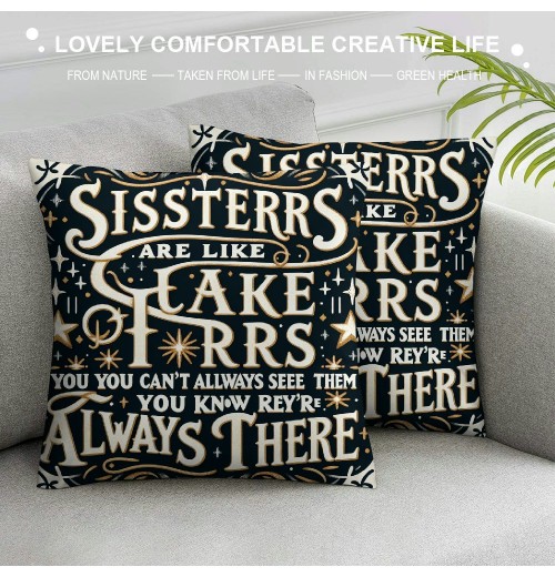  Themed pillowcase Decorations for Home, s are Like pillow Cover, Gifts, Friendship Gifts