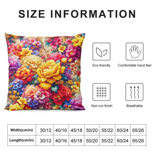 Ulloord  Oil Painting Daisy Flower Throw pillow Cover Outdoor Spring Watercolor Floral with Butterfly Farmhouse Throw Cushion Cover Home Sofa Couch pillow Cases