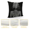 Ulloord Black and White Zebra Stripe Throw pillow Covers Summer Tropical Jungle Animals African Wildlife Exotic Decorative pillow Cases Cushion Cover for Sofa Couch Home Decor