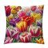  pillow Decorative pillow Case Watercolor Flowers Butterfly Decor Throw pillow Covers Cushions Covers Home Decorative pillowcase