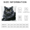  pillow Covers Animal&nbsp;Adorable Cat Decorative pillow Covers Oil Painting pillowcase Square Cushion Covers