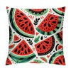  Hello Summer Throw pillows Covers&nbsp;Cool Pieces Pattern&nbsp;Watercolor Throw pillow Cover Beach Fruits Decor pillow Case for Sofa