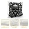 Retro White Head Throw pillow Covers Halloween Party Decorative Couch Cushion Cover Skull pillow Case