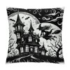  Halloween pillow Covers Happy Halloween with &nbsp;Castle Pumpkin pillow Case Ghost with Cushion Cover Decorative Home