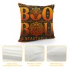  Halloween pillow Cover Happy Halloween Throw pillow Covers,Boo Pumpkin Quote pillow Case,Home Decor Cushion Cover