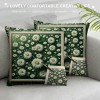 Ulloord  Hello Spring Flower Green pillow Covers Daisy Floral Bloom for You pillow Cases Check Plaid Buffalo Spring Farmhouse Decorations pillows Cushion Cover