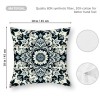 Ulloord Floral pillow Covers, Gray Geometric Modern Abstract Decorative pillow Covers, pillow Cushion Cases for Room Sofa Bed Home Decor