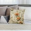 Ulloord Vintage Rustic Flowers Throw pillow Covers Floral&nbsp;Butterfly with Birds Farmhouse pillow Cover Retro&nbsp;Peony pillow Cases Animal pillowcase Cushion Cover