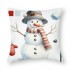 Ulloord  pillow Covers Super Soft Christmas Snowman Throw pillow Covers Xmas Party Home Decor pillowcase Cushion Cover