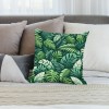  Tropical Leaves Throw pillow Covers Green Palm Leaf Decorative pillow Cases Outdoor Cushion Covers for Sofa Couch Garden Home Decor