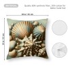 Ulloord Vintage Ocean Beach Starfish Coral Throw pillow Covers Sea Marine Animals Coastal Nautical pillowcase Home Sofa Chair Decor Cushion Case Cover