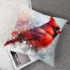 pillow Covers Christmas Cardinal Bird Decorative Throw pillow Covers Super Soft pillowcases Cushion Cover Home Office Sofa Car Decor