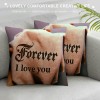 Ulloord  Home Sweet Home Throw pillow Cover Warm&nbsp;Inspirational Quote pillow Case Farmhouse Cushion Cover for Sofa Decorative pillows