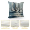 Ulloord Throw pillow Covers Sailboat on Sea with Retro Pastel Oil Painting Marine Theme Effect Decorative pillow Covers Nautical Sailboat pillow Case Cushion Covers