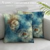 Ulloord  Vintage Ocean Beach Starfiash Coral Conch Throw pillow Covers Sea Marine Animals Coastal Nautical pillowcase Home Sofa Decor Cushion Case Cover