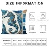 Ulloord  Throw pillow Covers Ocean Marine Animal Set Outdoor Decorative pillow Cases Cushion Cover for Home Sofa Office