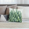 Ulloord Home Throw pillow Covers Green Tropical Plants Farmhouse pillow Cases Outdoor Summer Plant pillows Cover Cushion Case Super Soft Sofa Couch pillow Sham(Plant)