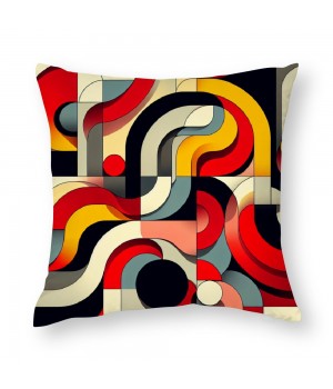 Ulloord Vintage Geometry pillow Covers Colorful Abstract Art Modern Home Decor Throw pillow CasesBoho Style Geometrical Cushion Cover for Sofa Couch