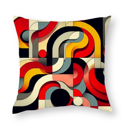 Ulloord Vintage Geometry pillow Covers Colorful Abstract Art Modern Home Decor Throw pillow CasesBoho Style Geometrical Cushion Cover for Sofa Couch