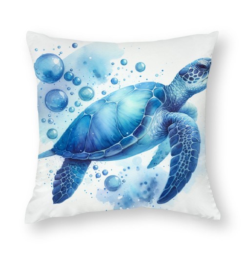 Ulloord Sea Turtle Throw pillow Cover Summer Ocean Beach Theme Decor Cushion Case Super Soft Marine Animals Decorative pillow Covers for Home Sofa Couch