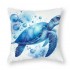 Ulloord Sea Turtle Throw pillow Cover Summer Ocean Beach Theme Decor Cushion Case Super Soft Marine Animals Decorative pillow Covers for Home Sofa Couch